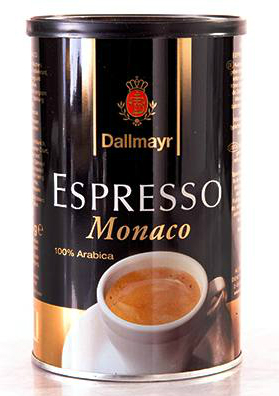 Dallmayr Espresso Monaco 200г, молотый, банка