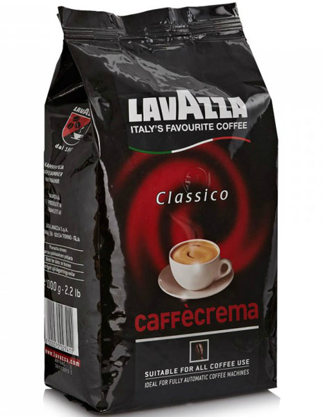 Lavazza Classico Caffe Crema 1 кг, в зернах