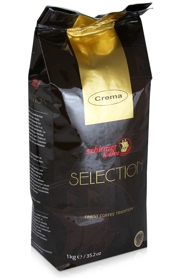 Schirmer Kaffee Selection Cafe Creme 1 кг, в зернах