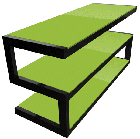 NorStone Design Esse Glossy black and green glass